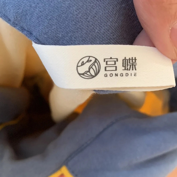 Disney Winnie The Pooh x Gongdie Pyjama Top Front Buttoned Collared Large - Picture 7 of 9